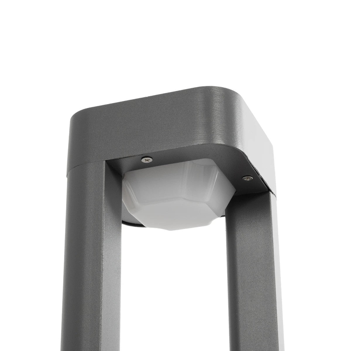 ΜΟΝΕΒΟΟ 90543 Φωτιστικό Κολωνάκι Κήπου LED 15W 1500lm 60° AC 220-240V Αδιάβροχο IP65 Θερμό Λευκό 2700K - Γκρι Ανθρακί - Μ12 x Π12 x Υ60.5