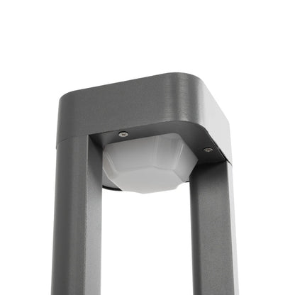 ΜΟΝΕΒΟΟ 90543 Φωτιστικό Κολωνάκι Κήπου LED 15W 1500lm 60° AC 220-240V Αδιάβροχο IP65 Θερμό Λευκό 2700K - Γκρι Ανθρακί - Μ12 x Π12 x Υ60.5