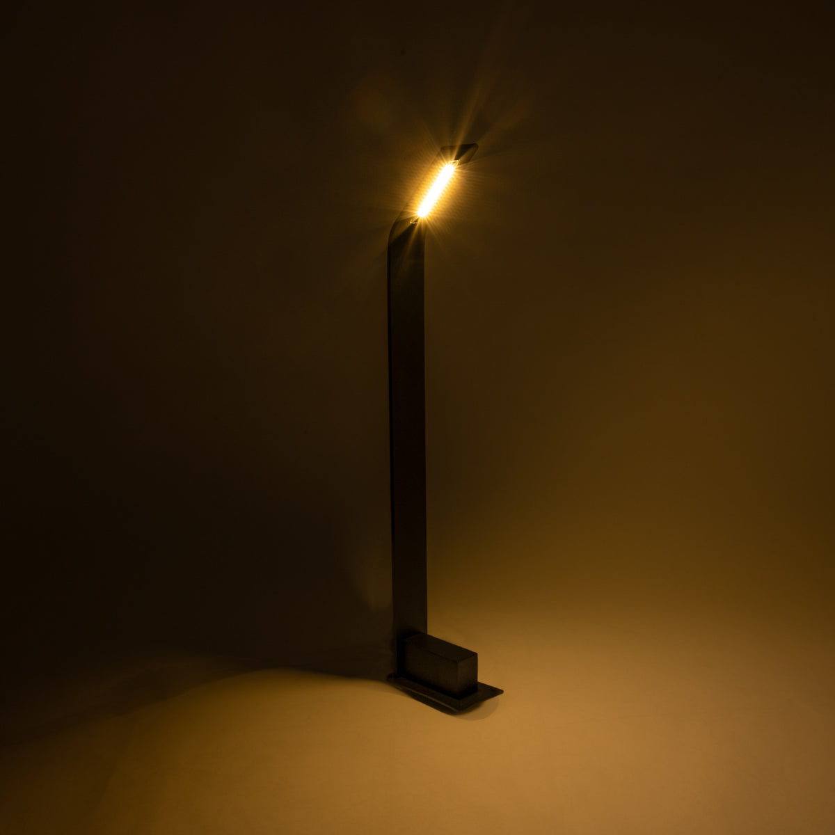 GREENERY 90544 Φωτιστικό Κολωνάκι Κήπου LED 15W 1500lm 120° AC 220-240V Αδιάβροχο IP65 - Θερμό Λευκό 2700K - Γκρι Ανθρακί - Μ8 x Π15 x Υ70