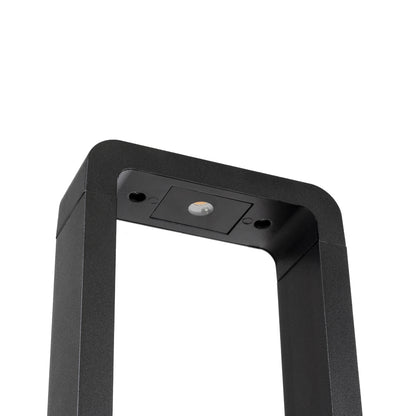 BACKYARD 90546 Φωτιστικό Κολωνάκι Κήπου LED 15W 1500lm 60° AC 220-240V Αδιάβροχο IP65 Θερμό Λευκό 2700K - Γκρι Ανθρακί - Μ16 x Π5.5 x Υ58