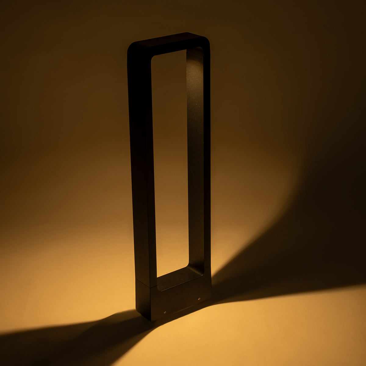 BACKYARD 90546 Φωτιστικό Κολωνάκι Κήπου LED 15W 1500lm 60° AC 220-240V Αδιάβροχο IP65 Θερμό Λευκό 2700K - Γκρι Ανθρακί - Μ16 x Π5.5 x Υ58