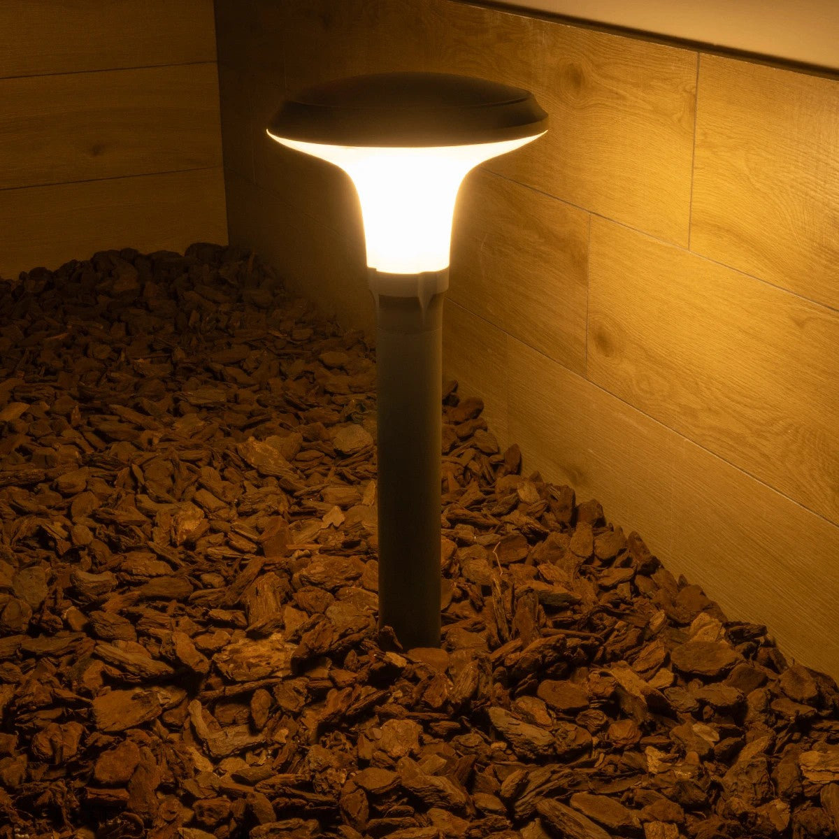 WHISPER 90548 Φωτιστικό Κολωνάκι Κήπου με Ντουί 1 x E27 AC 220-240V Αδιάβροχο IP65 - Γκρι Ανθρακί - Μ27 x Π27 x Υ79