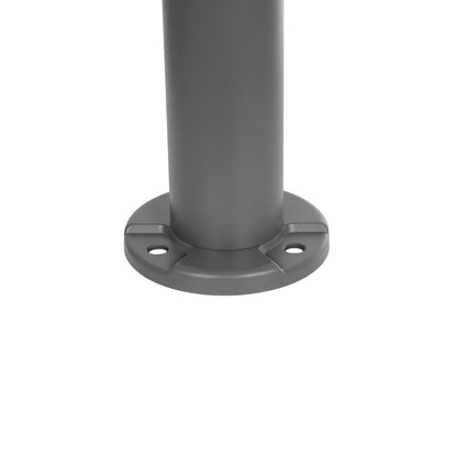 WHISPER 90548 Φωτιστικό Κολωνάκι Κήπου με Ντουί 1 x E27 AC 220-240V Αδιάβροχο IP65 - Γκρι Ανθρακί - Μ27 x Π27 x Υ79