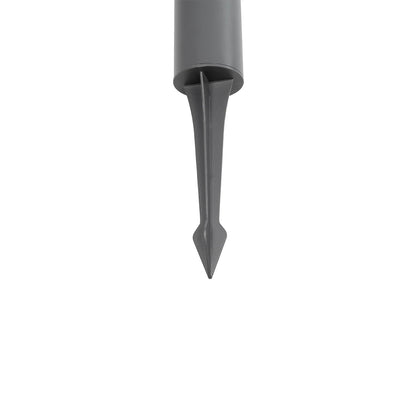 WHISPER 90548 Φωτιστικό Κολωνάκι Κήπου με Ντουί 1 x E27 AC 220-240V Αδιάβροχο IP65 - Γκρι Ανθρακί - Μ27 x Π27 x Υ79