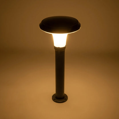 WHISPER 90548 Φωτιστικό Κολωνάκι Κήπου με Ντουί 1 x E27 AC 220-240V Αδιάβροχο IP65 - Γκρι Ανθρακί - Μ27 x Π27 x Υ79