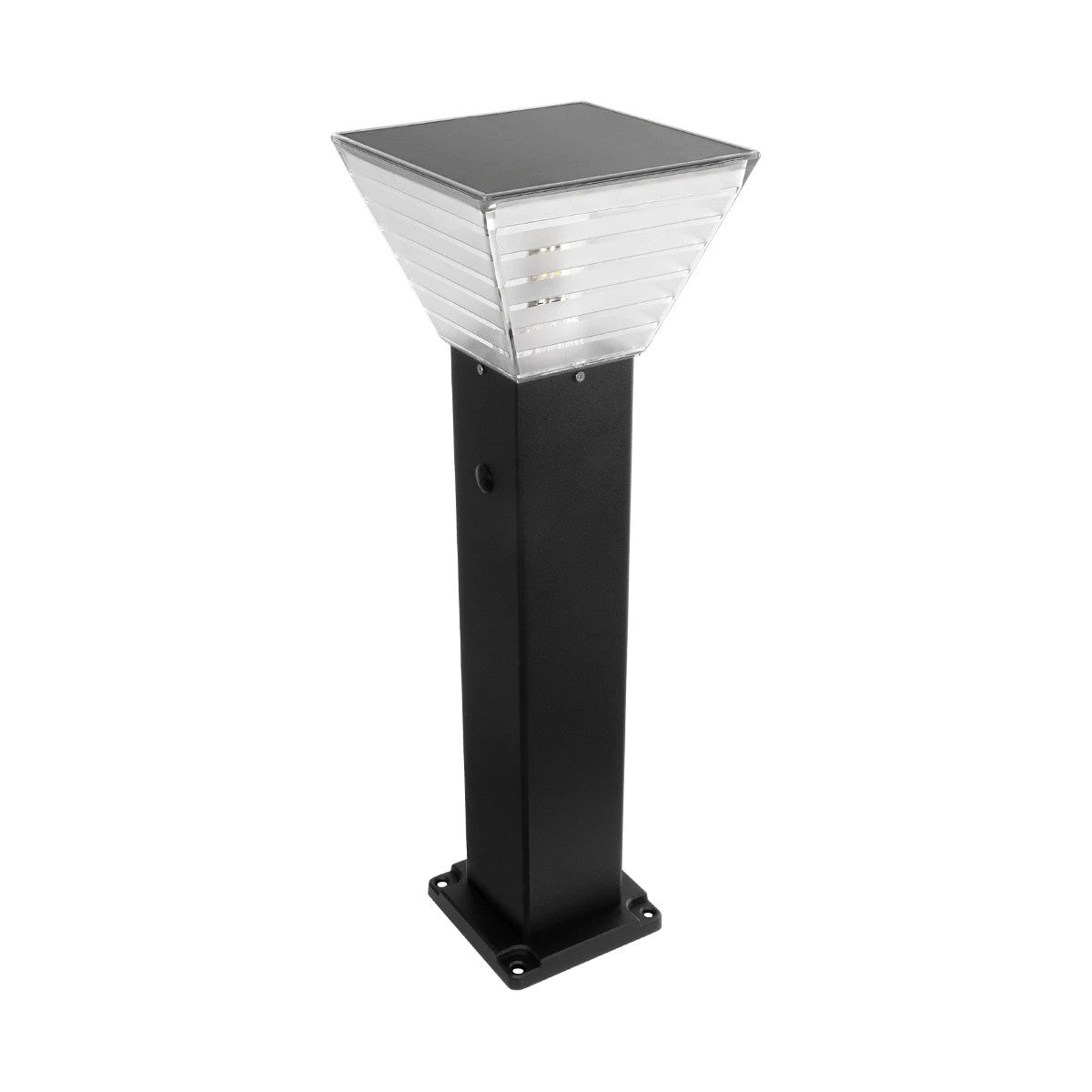 VEGGIE 90549 Φωτιστικό Κολωνάκι Κήπου με Ντουί 1 x E27 60° AC 220-240V Αδιάβροχο IP65 - Μαύρο - Μ20 x Π20 x Υ60