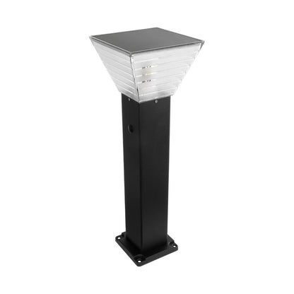 VEGGIE 90549 Φωτιστικό Κολωνάκι Κήπου με Ντουί 1 x E27 60° AC 220-240V Αδιάβροχο IP65 - Μαύρο - Μ20 x Π20 x Υ60