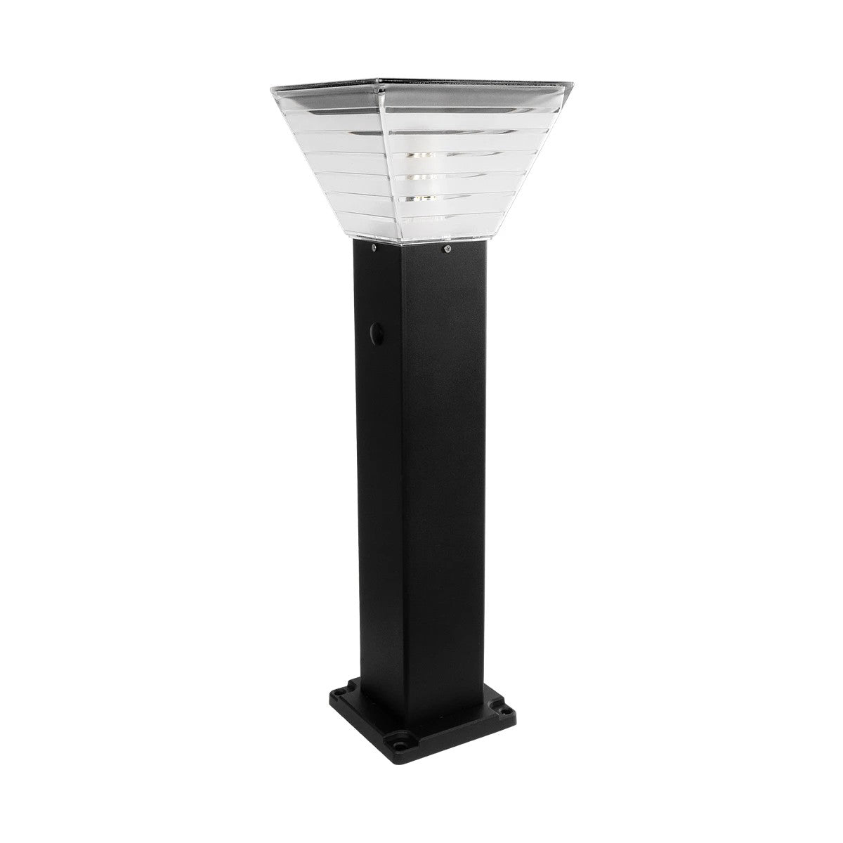 VEGGIE 90549 Φωτιστικό Κολωνάκι Κήπου με Ντουί 1 x E27 60° AC 220-240V Αδιάβροχο IP65 - Μαύρο - Μ20 x Π20 x Υ60