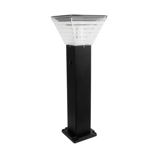 VEGGIE 90549 Φωτιστικό Κολωνάκι Κήπου με Ντουί 1 x E27 60° AC 220-240V Αδιάβροχο IP65 - Μαύρο - Μ20 x Π20 x Υ60