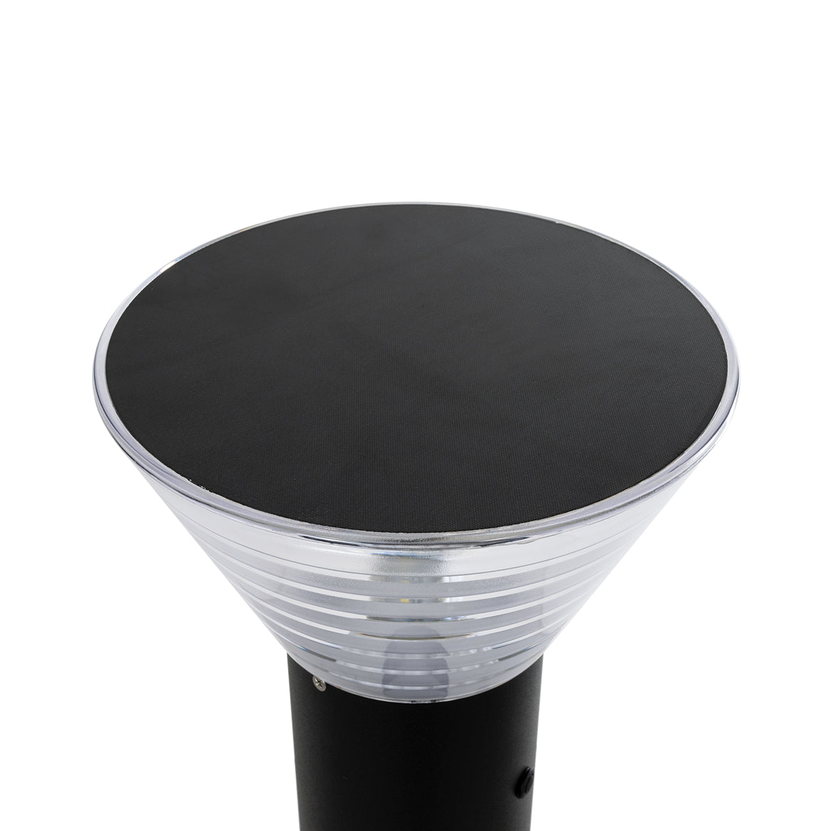 VEGGIE 90550 Φωτιστικό Κήπου - Κολωνάκι Αρχιτεκτονικού Φωτισμού Εξωτερικού Χώρου Μονόφωτο 1 x E27 AC 220-240V - Αδιάβροχο IP65 - Σώμα Αλουμινίου & ABS - Φ23 x Υ60cm - Μαύρο