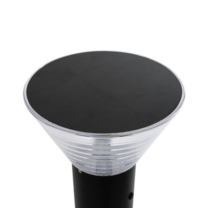 VEGGIE 90550 Φωτιστικό Κήπου - Κολωνάκι Αρχιτεκτονικού Φωτισμού Εξωτερικού Χώρου Μονόφωτο 1 x E27 AC 220-240V - Αδιάβροχο IP65 - Σώμα Αλουμινίου & ABS - Φ23 x Υ60cm - Μαύρο