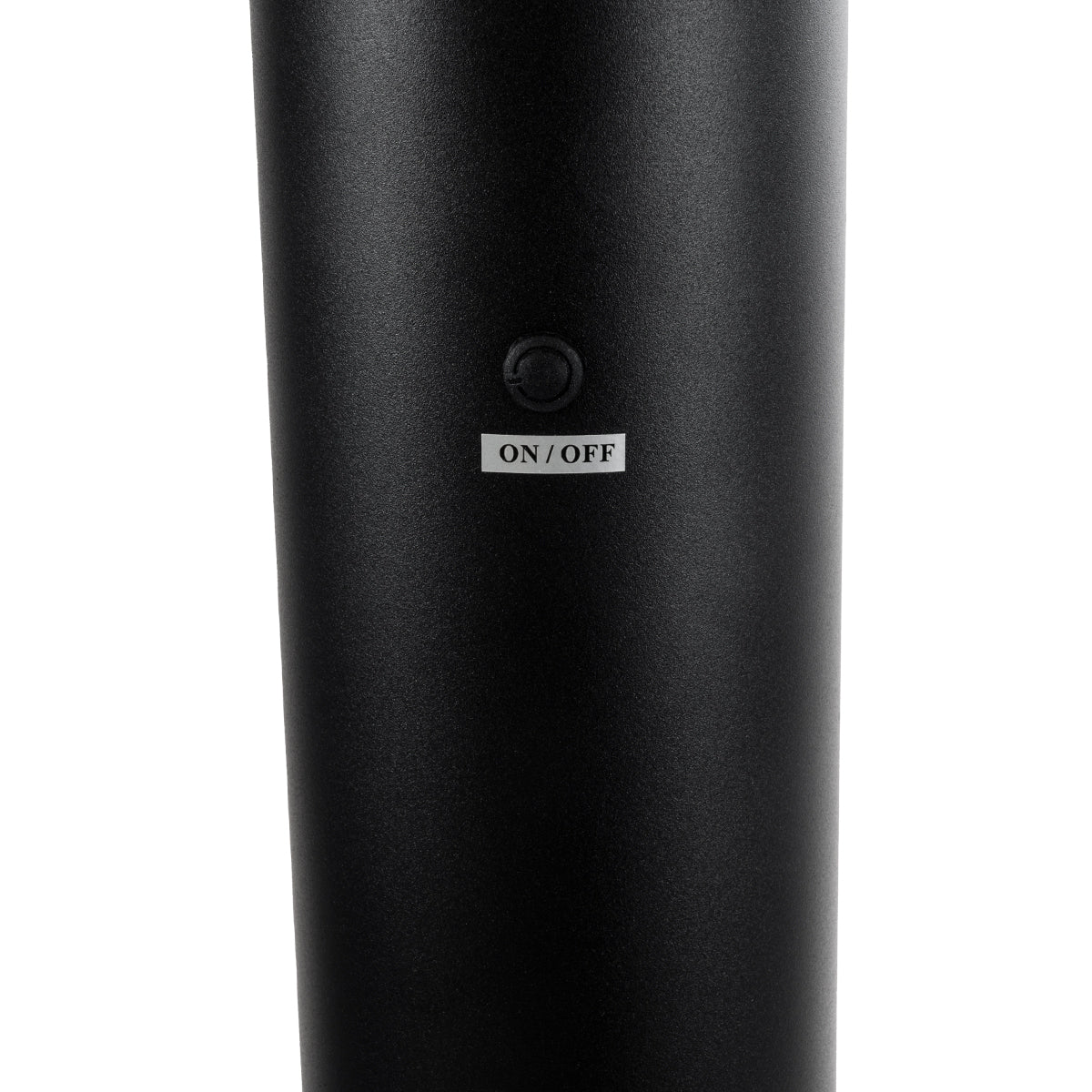 VEGGIE 90550 Φωτιστικό Κήπου - Κολωνάκι Αρχιτεκτονικού Φωτισμού Εξωτερικού Χώρου Μονόφωτο 1 x E27 AC 220-240V - Αδιάβροχο IP65 - Σώμα Αλουμινίου & ABS - Φ23 x Υ60cm - Μαύρο