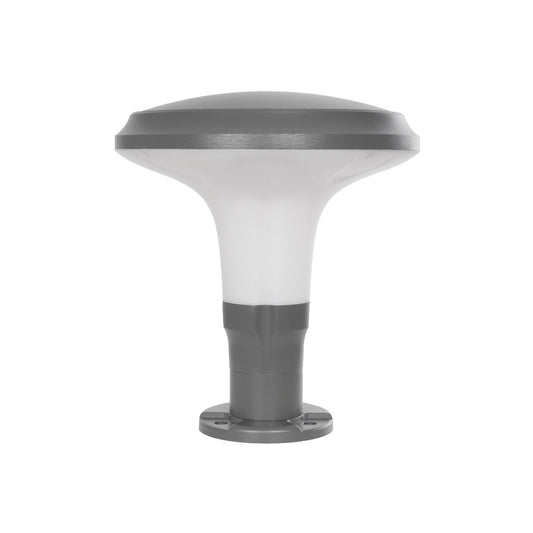 WHISPER 90553 Φωτιστικό Κολωνάκι Κήπου με Ντουί 1 x E27 AC 220-240V Αδιάβροχο IP65 - Γκρι Ανθρακί - Μ27 x Π27 x Υ29