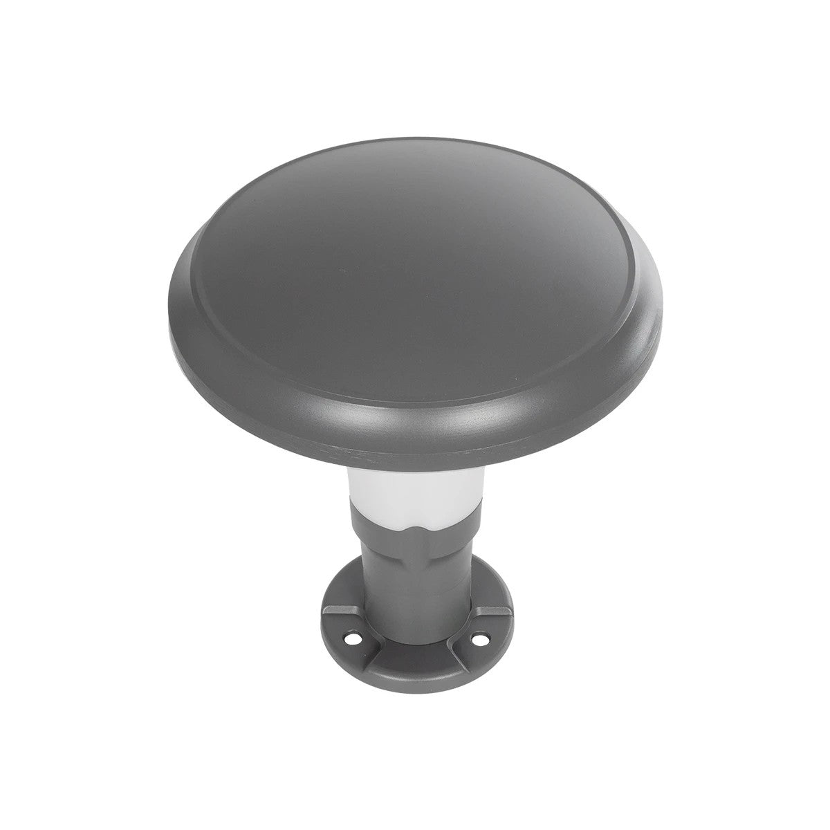 WHISPER 90553 Φωτιστικό Κολωνάκι Κήπου με Ντουί 1 x E27 AC 220-240V Αδιάβροχο IP65 - Γκρι Ανθρακί - Μ27 x Π27 x Υ29