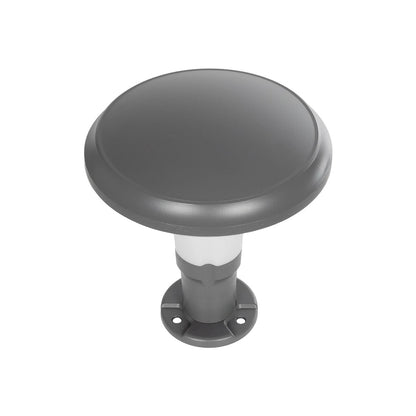 WHISPER 90553 Φωτιστικό Κολωνάκι Κήπου με Ντουί 1 x E27 AC 220-240V Αδιάβροχο IP65 - Γκρι Ανθρακί - Μ27 x Π27 x Υ29
