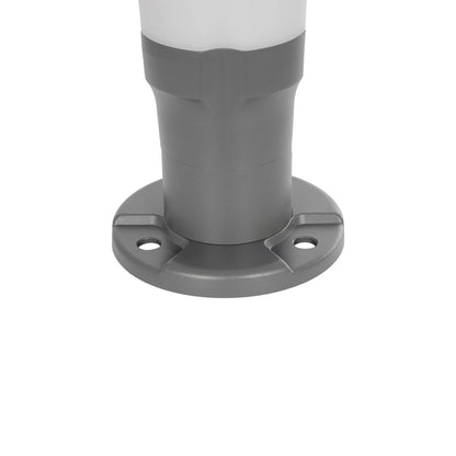 WHISPER 90553 Φωτιστικό Κολωνάκι Κήπου με Ντουί 1 x E27 AC 220-240V Αδιάβροχο IP65 - Γκρι Ανθρακί - Μ27 x Π27 x Υ29