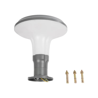 WHISPER 90553 Φωτιστικό Κολωνάκι Κήπου με Ντουί 1 x E27 AC 220-240V Αδιάβροχο IP65 - Γκρι Ανθρακί - Μ27 x Π27 x Υ29