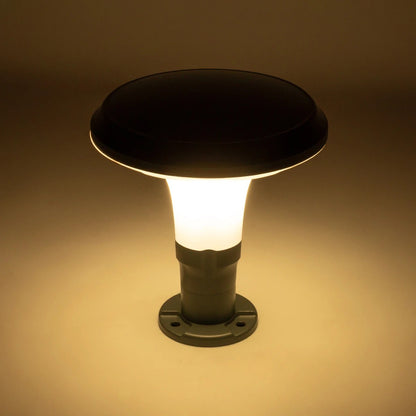 WHISPER 90553 Φωτιστικό Κολωνάκι Κήπου με Ντουί 1 x E27 AC 220-240V Αδιάβροχο IP65 - Γκρι Ανθρακί - Μ27 x Π27 x Υ29