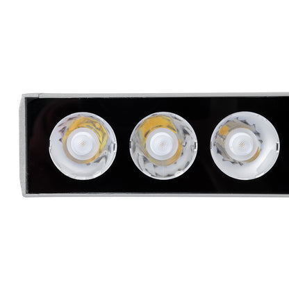 WASHER-JAVIA 90555 Μπάρα Φωτισμού Wall Washer LED 48W 4080lm 5° DC 24V Αδιάβροχο IP67 Μ100 x Π5.2 x Υ3.6cm (Υ8.5 με Βάση) Θερμό Λευκό 2700K - Γκρι Ανθρακί