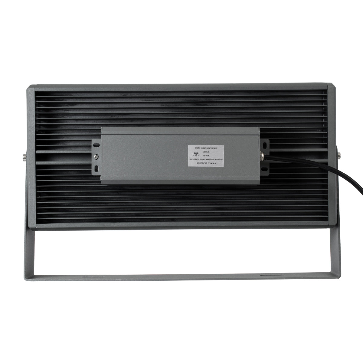 FLOOD-ZANA 90558 Προβολέας Wall Washer για Φωτισμό Κτιρίων LED 100W 9000lm 30° DC 24V Αδιάβροχο IP65 Μ45.5 x Π28 x Υ10cm Θερμό Λευκό 2700K - Γκρι Ανθρακί