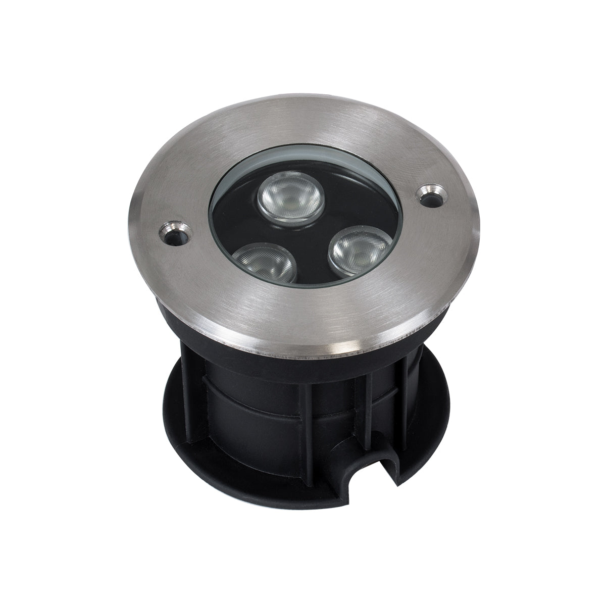 UNDERWATER-JULIA 90564 Υποβρύχιο Χωνευτό Φωτιστικό Σποτ Ειδικό για Σιντριβάνια LED 3W 255lm 15° DC 24V Αδιάβροχο IP68 Φ10 x Υ7.5cm RGBW DMX512 - Ανοξείδωτο Ατσάλι