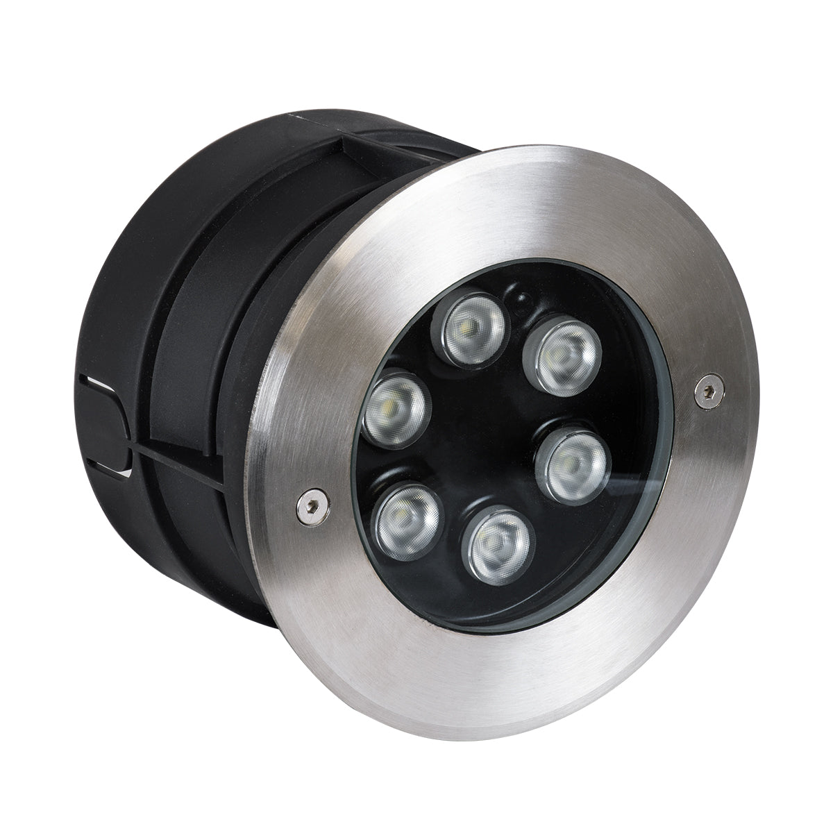 UNDERWATER-JULIA 90567 Υποβρύχιο Χωνευτό Φωτιστικό Σποτ Ειδικό για Σιντριβάνια LED 6W 510lm 15° DC 24V Αδιάβροχο IP68 Φ15 x Υ10.2cm RGBW DMX512 - Ανοξείδωτο Ατσάλι
