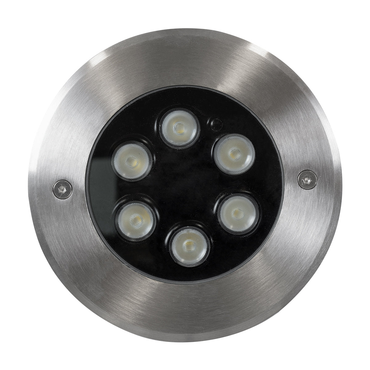 UNDERWATER-JULIA 90567 Υποβρύχιο Χωνευτό Φωτιστικό Σποτ Ειδικό για Σιντριβάνια LED 6W 510lm 15° DC 24V Αδιάβροχο IP68 Φ15 x Υ10.2cm RGBW DMX512 - Ανοξείδωτο Ατσάλι