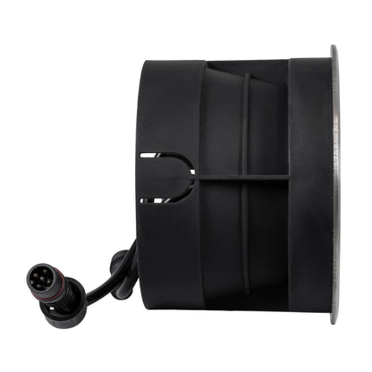 UNDERWATER-JULIA 90567 Υποβρύχιο Χωνευτό Φωτιστικό Σποτ Ειδικό για Σιντριβάνια LED 6W 510lm 15° DC 24V Αδιάβροχο IP68 Φ15 x Υ10.2cm RGBW DMX512 - Ανοξείδωτο Ατσάλι