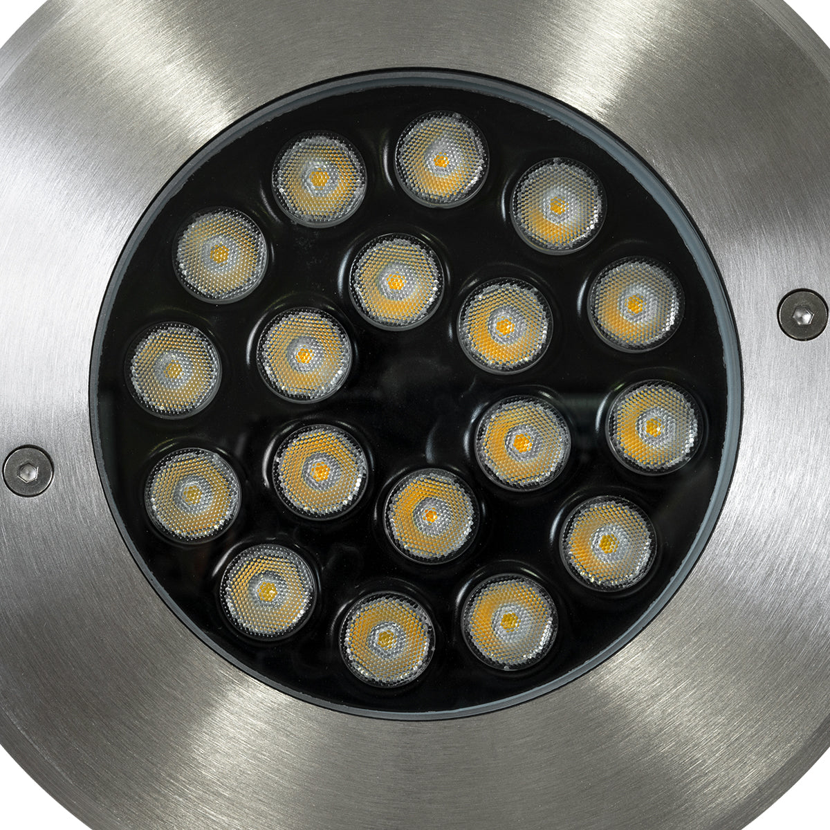 UNDERGROUND-SINA 90572 Χωνευτό Φωτιστικό Σποτ Δαπέδου LED 18W 1710lm 15° DC 24V Αδιάβροχο IP68 Φ20 x Υ11cm Φυσικό Λευκό 4500K - Ανοξείδωτο Ατσάλι