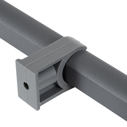 WASHER-STELLAR 90575 Μπάρα Φωτισμού Wall Washer LED 12W 1080lm 30° DC 24V Αδιάβροχο IP65 Θερμό Λευκό 2700K Dimmable - Γκρι Ανθρακί - Μ100 x Π2 x Υ1.8