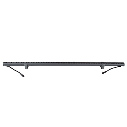 WASHER-STELLAR 90577 Μπάρα Φωτισμού Wall Washer LED 12W 1020lm 30° DC 24V Αδιάβροχο IP65 Πολύχρωμο RGBW Dimmable DMX512 - Γκρι Ανθρακί - Μ100 x Π3.2 x Υ3