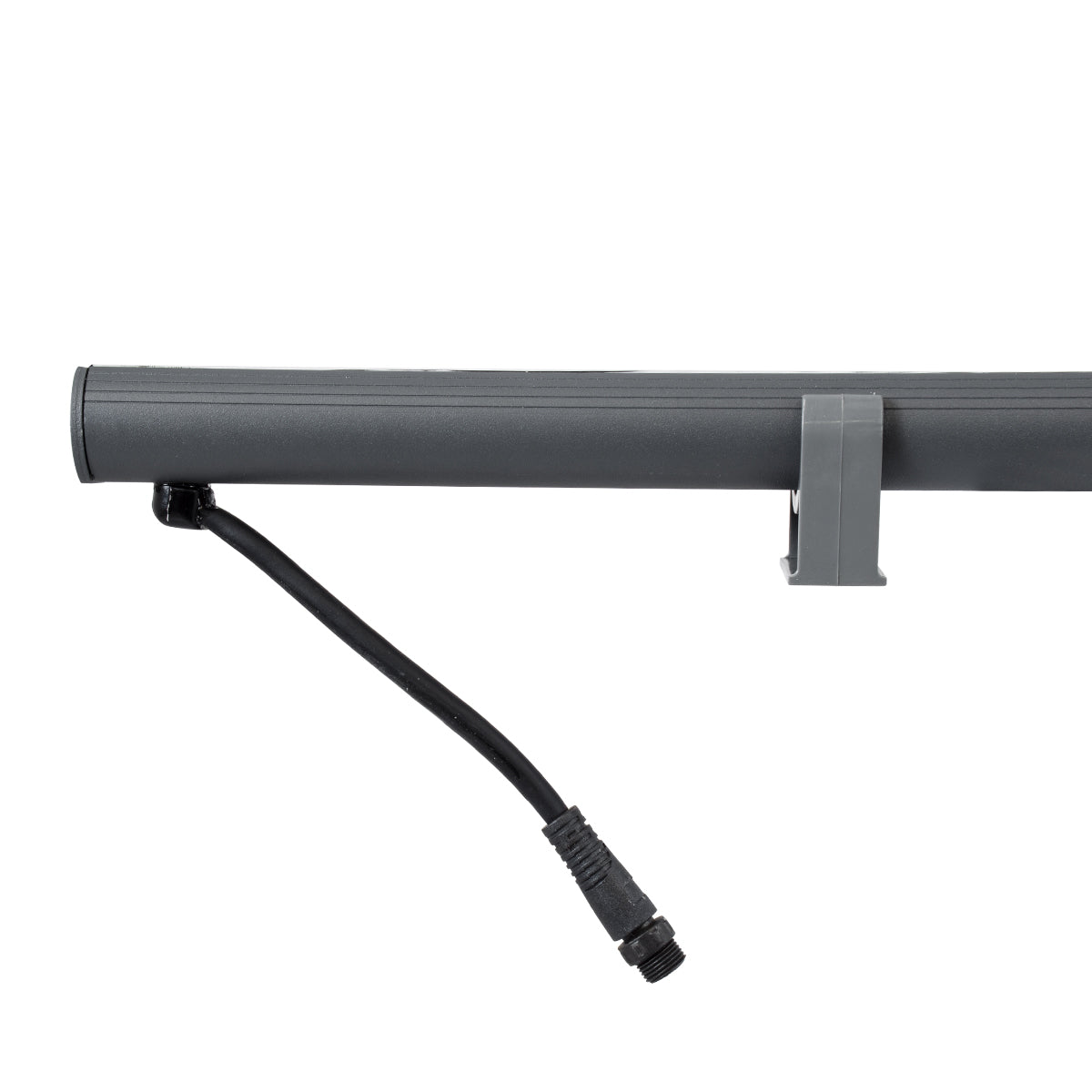 WASHER-STELLAR 90577 Μπάρα Φωτισμού Wall Washer LED 12W 1020lm 30° DC 24V Αδιάβροχο IP65 Πολύχρωμο RGBW Dimmable DMX512 - Γκρι Ανθρακί - Μ100 x Π3.2 x Υ3