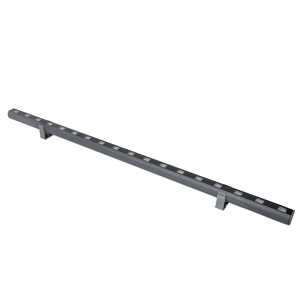 WASHER-PANDA 90578 Μπάρα Φωτισμού Wall Washer LED 18W 1620lm 15° DC 24V Αδιάβροχο IP65 Πορτοκαλί 2200K Dimmable - Γκρι Ανθρακί - Μ100 x Π4 x Υ3.5