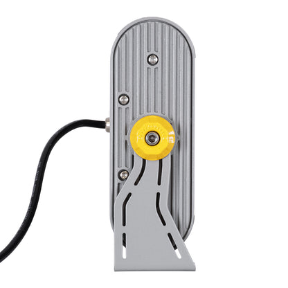 FLOOD-HENA 90446 Προβολέας Wall Washer για Φωτισμό Κτιρίων LED 48W 4080lm 30° AC 220-240V Αδιάβροχο IP67 Μ39 x Π6 x Υ17cm Αρχιτεκτονικό Πορτοκαλί 2200K - Ασημί