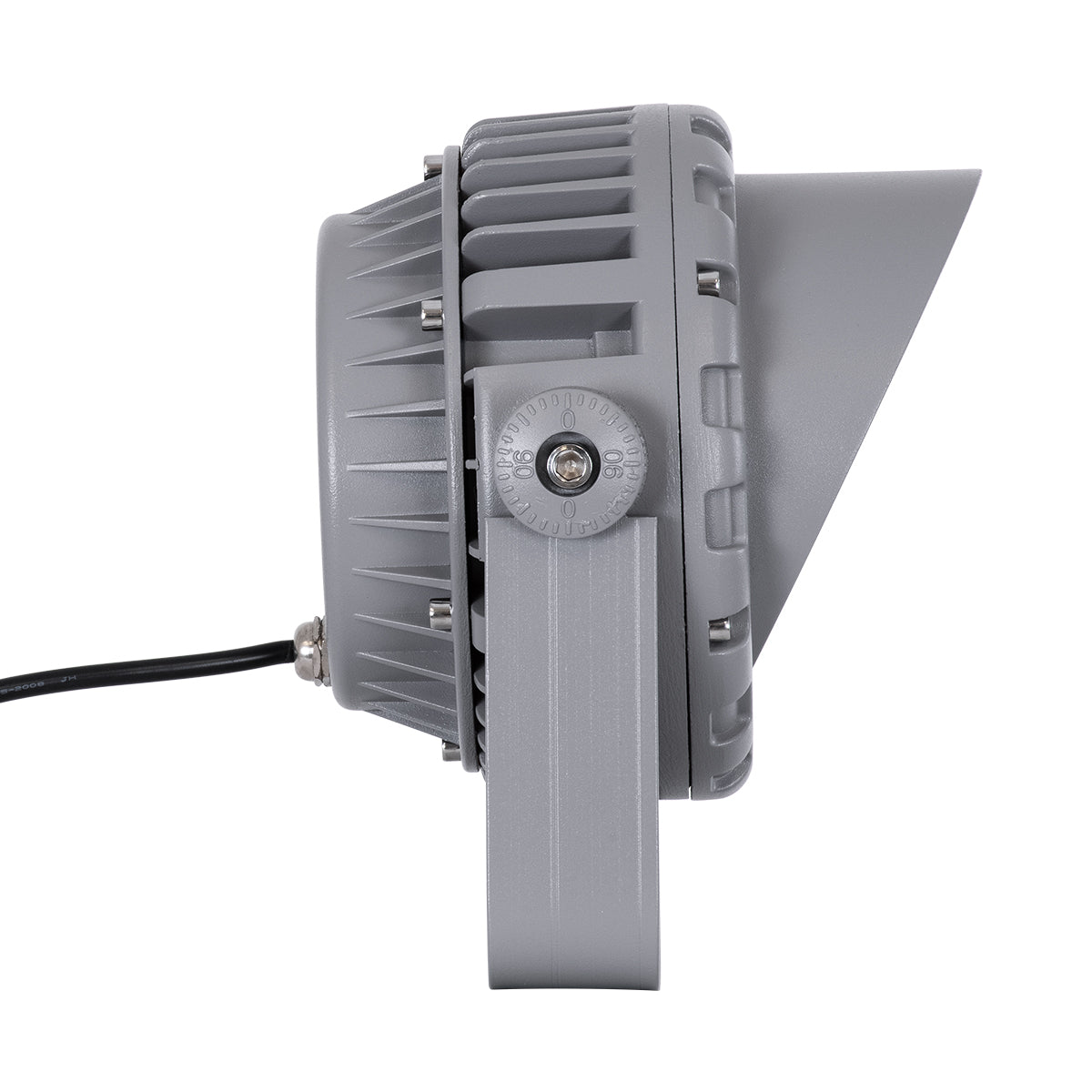 FLOOD-MENA 90336 Προβολέας Wall Washer με Αντιθαμβωτική Γρίλια για Φωτισμό Κτιρίων LED 24W 2040lm 30° AC 220-240V Αδιάβροχο IP67 L19.5 x W16 x H21cm Αρχιτεκτονικό Πορτοκαλί 2200K - Γκρι Ανθρακί