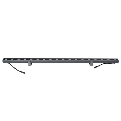 WASHER-PANDA 90585 Μπάρα Φωτισμού Wall Washer LED 36W 3060lm 15° DC 24V Αδιάβροχο IP65 Πολύχρωμο RGBW Dimmable DMX512 - Γκρι Ανθρακί - Μ100 x Π4 x Υ3.5