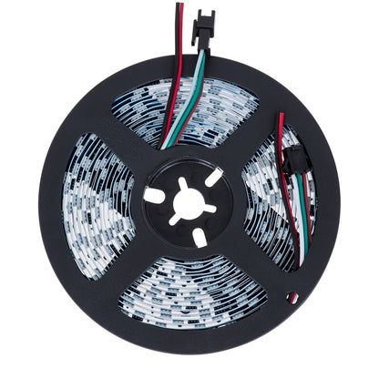 DIGIPRO 90596 Ψηφιακή Pixel Addressable Ταινία LED 14.4W/m 864lm/m 120° DC 24V IP20 60 x SMD5050 Chip/m 10 x Pixel/m Πολύχρωμο RGB Dimmable SPI/TTL Protocol IC WS2811/SM16703P - Sanan SMD Chip - Μ500 x Π1 x Υ0.2 - Ρολό 5 Μέτρων