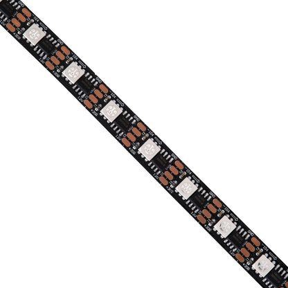 90604 Digital Pixel Addressable Strip 4 PIN - Ψηφιακή Ταινία LED SMD 5050 14W/m 60LED/m 60PIXEL/m SPI/TTL Protocol IC TM1812 1152lm/m 120° DC 12V IP20 RGB - Μαύρο Σώμα - Μ5000 x Π10 x Υ2mm - Συσκευασία 5 Μέτρων