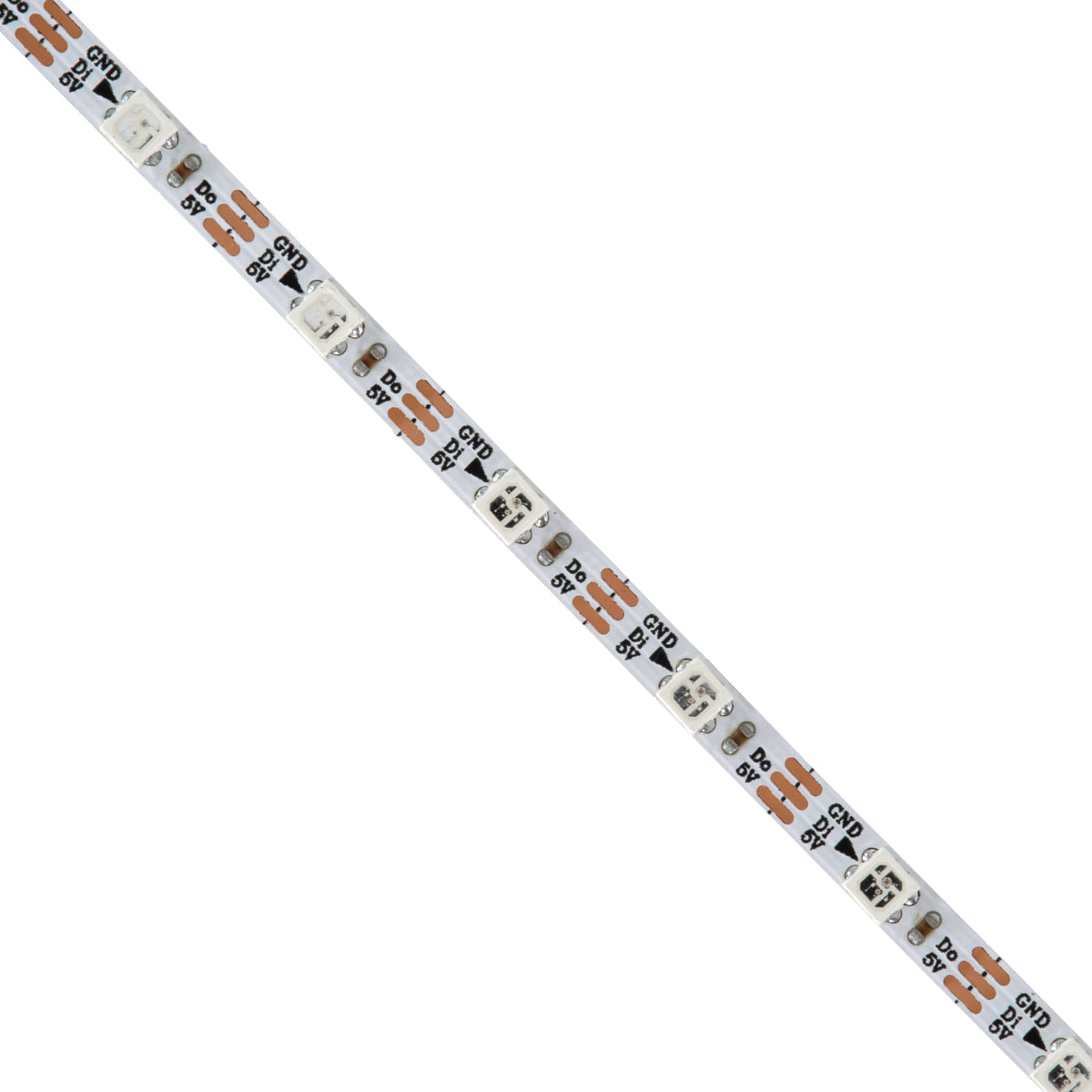 90605 Digital Pixel Addressable Strip Ultra Slim 3 PIN - Nano Ψηφιακή Ταινία LED SMD 3535 14W/m 60LED/m 60PIXEL/m SPI/TTL Protocol IC WS2812/SK6812 1152lm/m 120° DC 5V IP20 RGB - Λευκό Σώμα - Μ2000 x Π4 x Υ1mm - Συσκευασία 2 Μέτρων