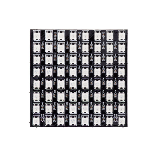 90607 Digital Pixel Addressable Plate - Ψηφιακή Πλακέτα LED SMD 5050 15.3W/m 64LED/unit 64PIXEL/unit SPI/TTL Protocol IC WS2812/SK6812 1224lm/unit 120° DC 5V IP20 RGB - Μαύρο Σώμα - Μ80 x Π80 x Υ2mm