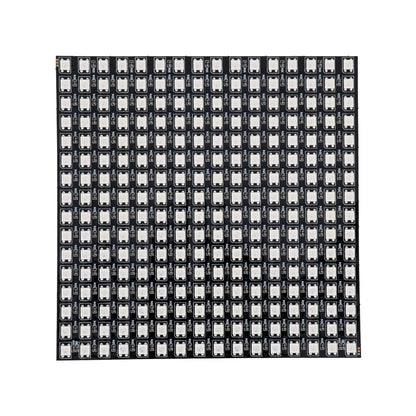 90608 Digital Pixel Addressable Plate - Ψηφιακή Πλακέτα LED SMD 5050 61W/m 256LED/unit 256PIXEL/unit SPI/TTL Protocol IC WS2812/SK6812 4880lm/unit 120° DC 5V IP20 RGB - Μαύρο Σώμα - Μ160 x Π160 x Υ2mm