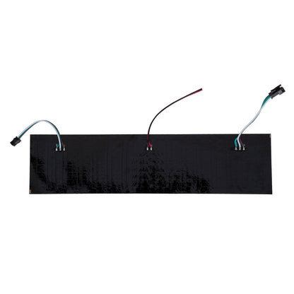 90609 Digital Pixel Addressable Plate - Ψηφιακή Πλακέτα LED SMD 5050 61W/m 256LED/unit 256PIXEL/unit SPI/TTL Protocol IC WS2812/SK6812 4880lm/unit 120° DC 5V IP20 RGB - Μαύρο Σώμα - Μ320 x Π80 x Υ2mm