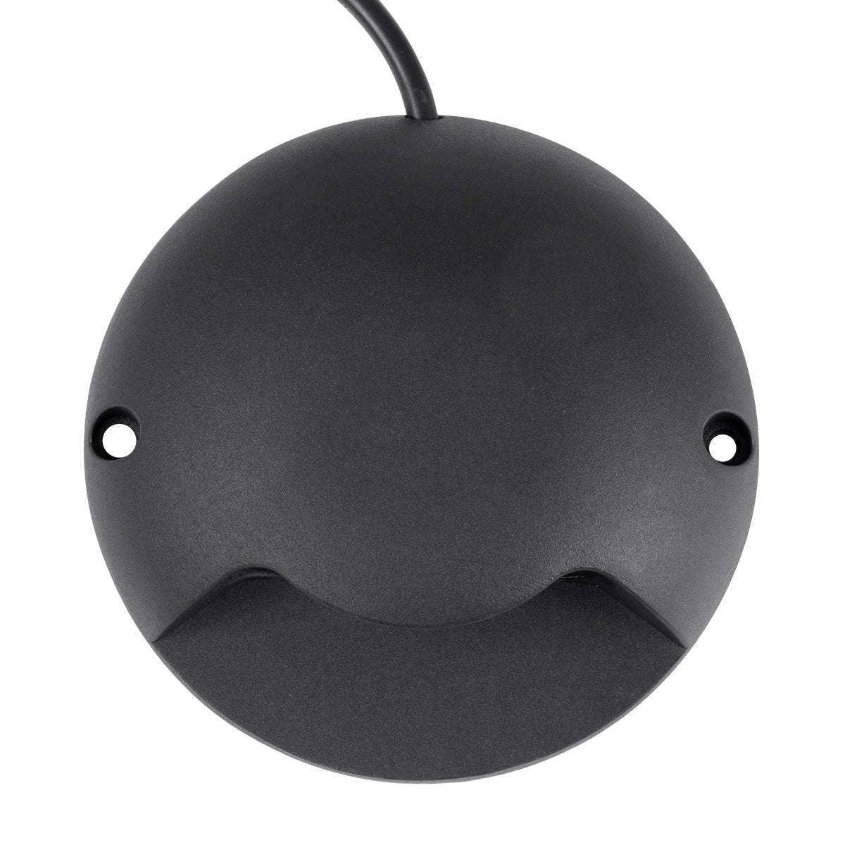 STEP-LUNA 90617 Επιφανειακό Φωτιστικό Σκαλοπατιού - Διαδρόμου LED 3W 345lm 10° DC 24V Αδιάβροχο IP65 Φ12 x Υ3cm Φυσικό Λευκό 4500K - Μαύρο