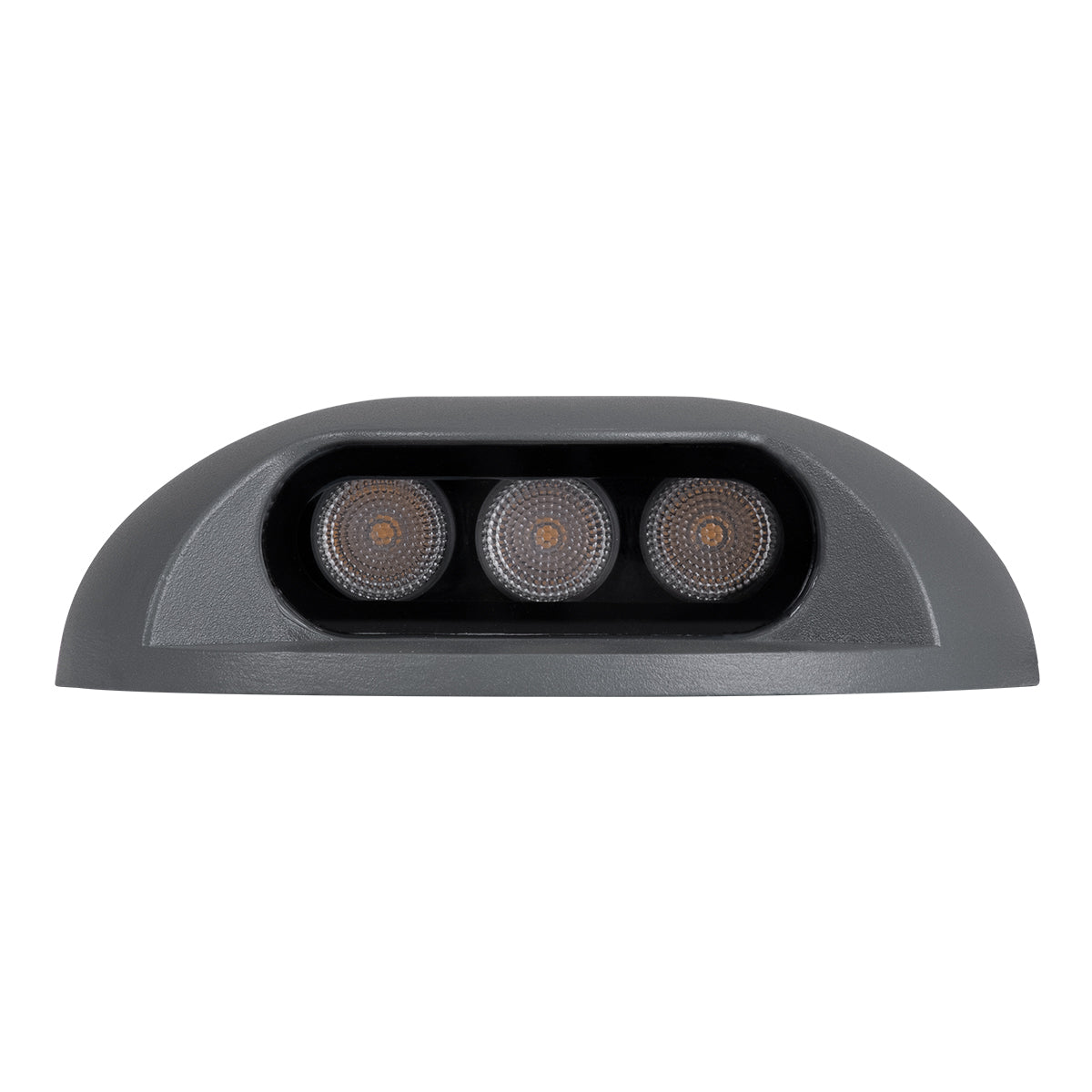 STEP-LUNA 90622 Αρχιτεκτονικό Φωτιστικό Διαδρόμου/Σκαλοπατιού LED 3W 330lm 10° DC 24V Αδιάβροχο IP65 Θερμό Λευκό 2700K Dimmable - Γκρι Ανθρακί - Φ12 x Υ3