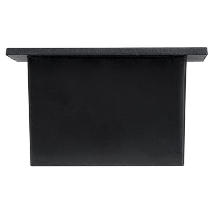 STEP-MINA 90625 Χωνευτό Αρχιτεκτονικό Φωτιστικό Διαδρόμου/Σκαλοπατιού LED 3W 330lm 30° DC 24V Αδιάβροχο IP65 Θερμό Λευκό 2700K Dimmable - Μαύρο - Μ8.3 x Π8.3 x Υ5 / Q6.6εκ