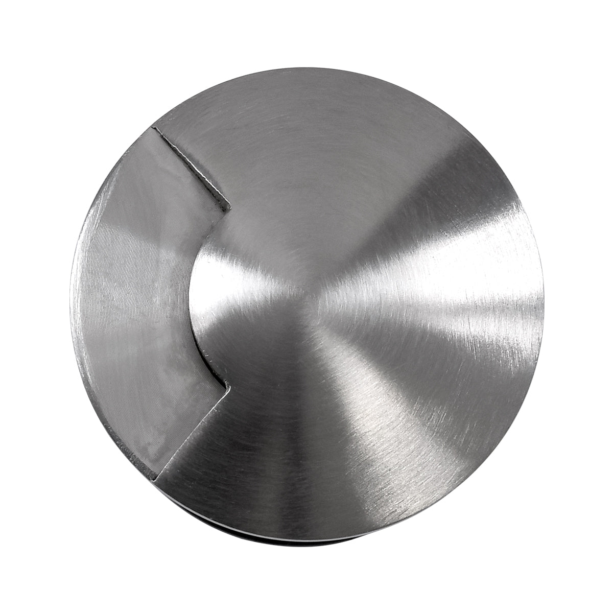 UNDERGROUND-RENA 90660 Χωνευτό Φωτιστικό Σποτ Δαπέδου One Sided LED 1W 110lm 30° DC 24V Αδιάβροχο IP68 Φ5 x Υ9cm Θερμό Λευκό 3000K - Ανοξείδωτο Ατσάλι