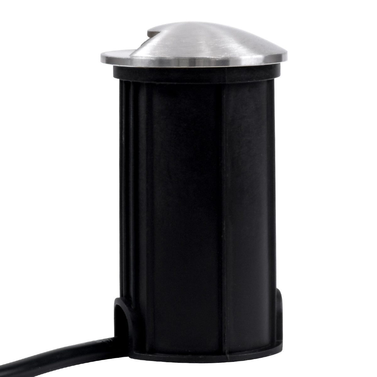 UNDERGROUND-RENA 90660 Χωνευτό Φωτιστικό Σποτ Δαπέδου One Sided LED 1W 110lm 30° DC 24V Αδιάβροχο IP68 Φ5 x Υ9cm Θερμό Λευκό 3000K - Ανοξείδωτο Ατσάλι