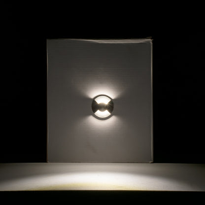 UNDERGROUND-RENA 90663 Χωνευτό Φωτιστικό Σποτ Δαπέδου Two Sided LED 1W 115lm 30° DC 24V Αδιάβροχο IP68 Φ5 x Υ9cm Φυσικό Λευκό 4500K - Ανοξείδωτο Ατσάλι