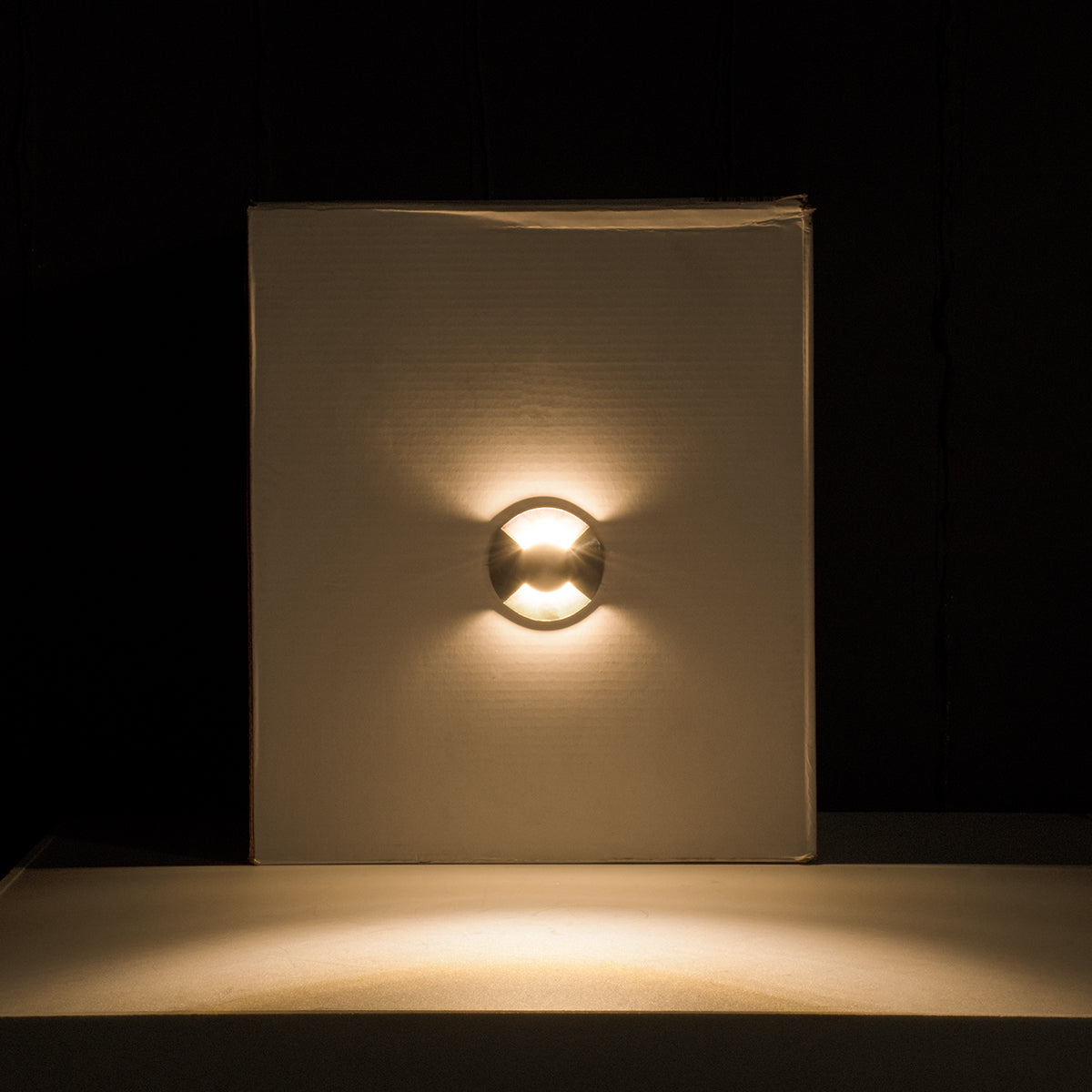 UNDERGROUND-RENA 90662 Χωνευτό Φωτιστικό Σποτ Δαπέδου Two Sided LED 1W 110lm 30° DC 24V Αδιάβροχο IP68 Φ5 x Υ9cm Θερμό Λευκό 3000K - Ανοξείδωτο Ατσάλι