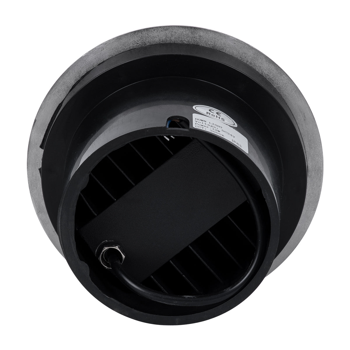 UNDERGROUND-TINA 90668 Χωνευτό Φωτιστικό Σποτ Δαπέδου LED 12W 1380lm 30° DC 24V Αδιάβροχο IP65 Φ16 x Υ9cm Φυσικό Λευκό 4500K - Ανοξείδωτο Ατσάλι